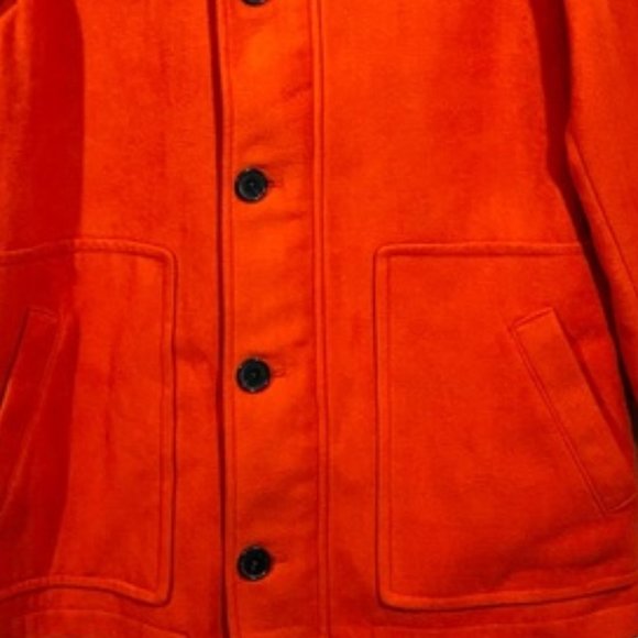 A New Day Women's Duffel Cape Hoodie Overcoat, Red Orange Shade, XL - Picture 4 of 7